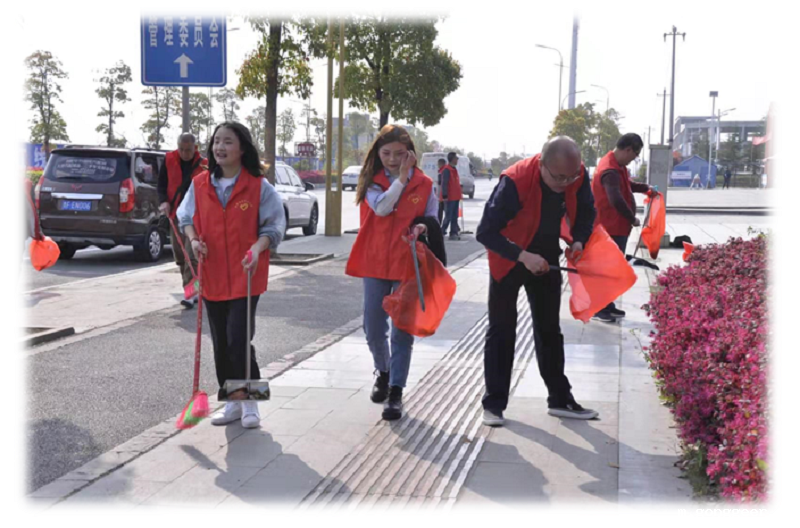 新利体育平台官网首页入口党群党支部 开展“学党史、办实事,践行雷锋精神、为绿色环保献力”主题党日活动